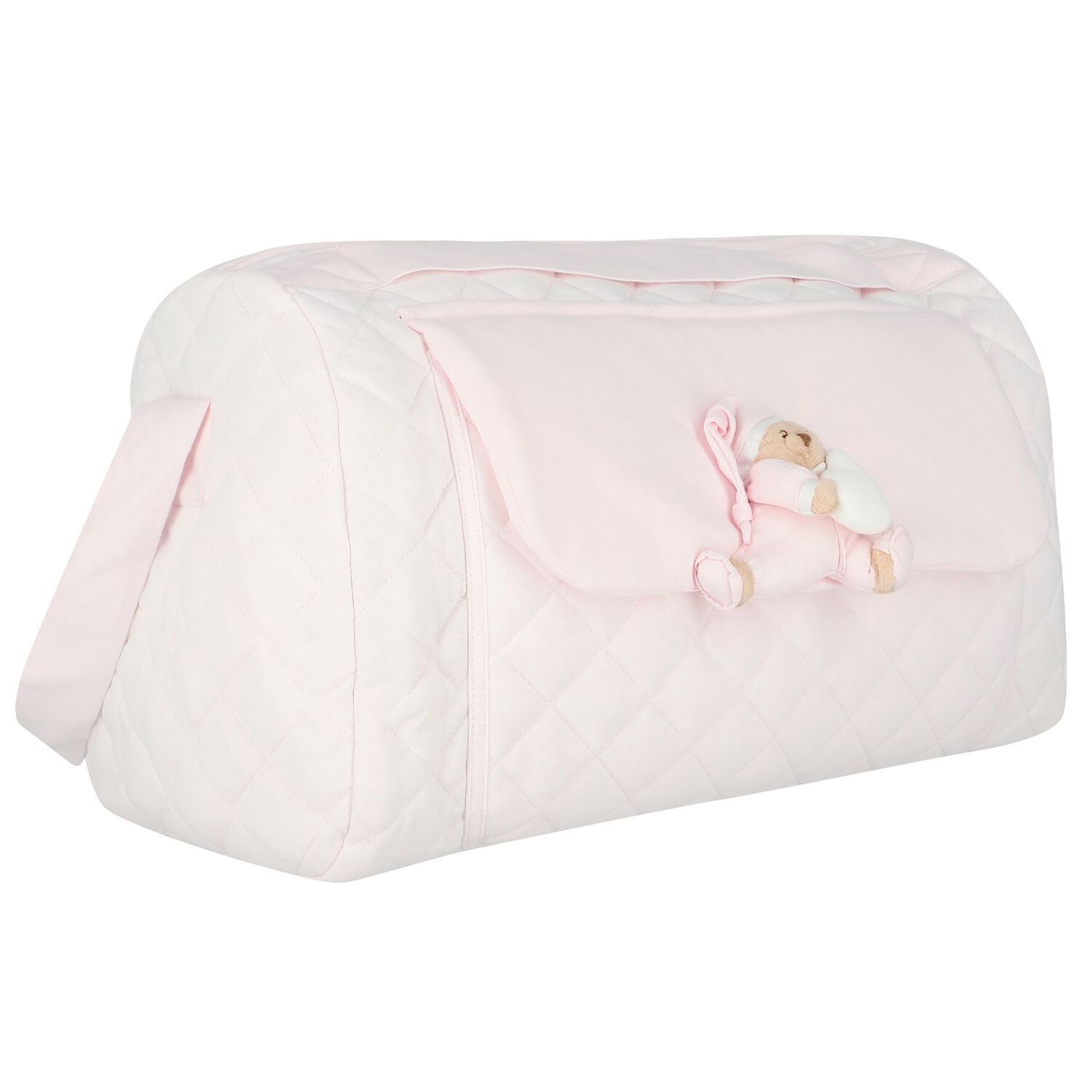 شنطة مواليد بطبعة تيدى باللون الوردى للأطفال  , 2, hi-res image number null