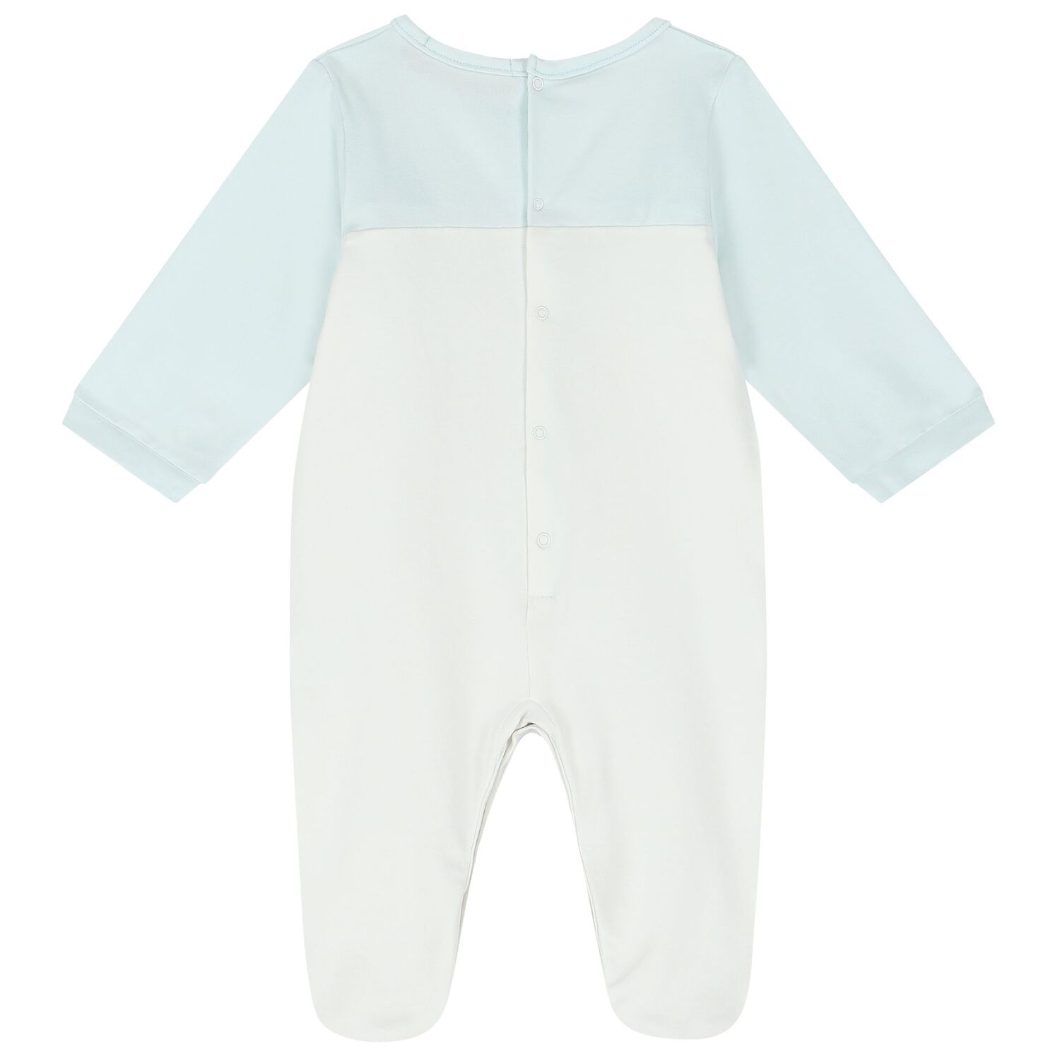 طقم أولاد أفرول باللون الأبيض والأزرق, 1, hi-res