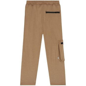 Boys Beige Logo Joggers