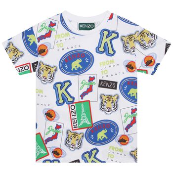 Boys White Logo T-Shirt