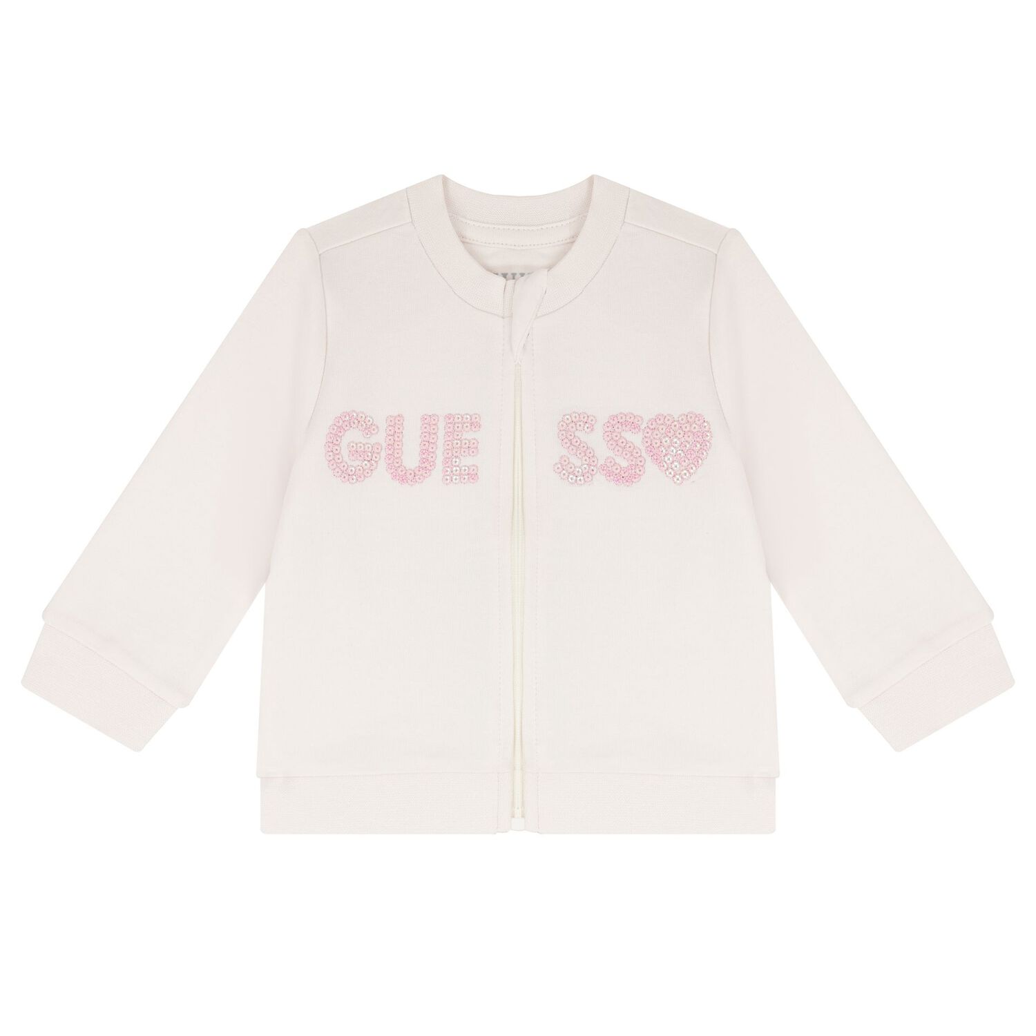 Baby Girls Ivory & Pink Logo Trouser Set, 1, hi-res image number null