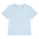 Younger Boys Blue Logo T-Shirt, 1, hi-res