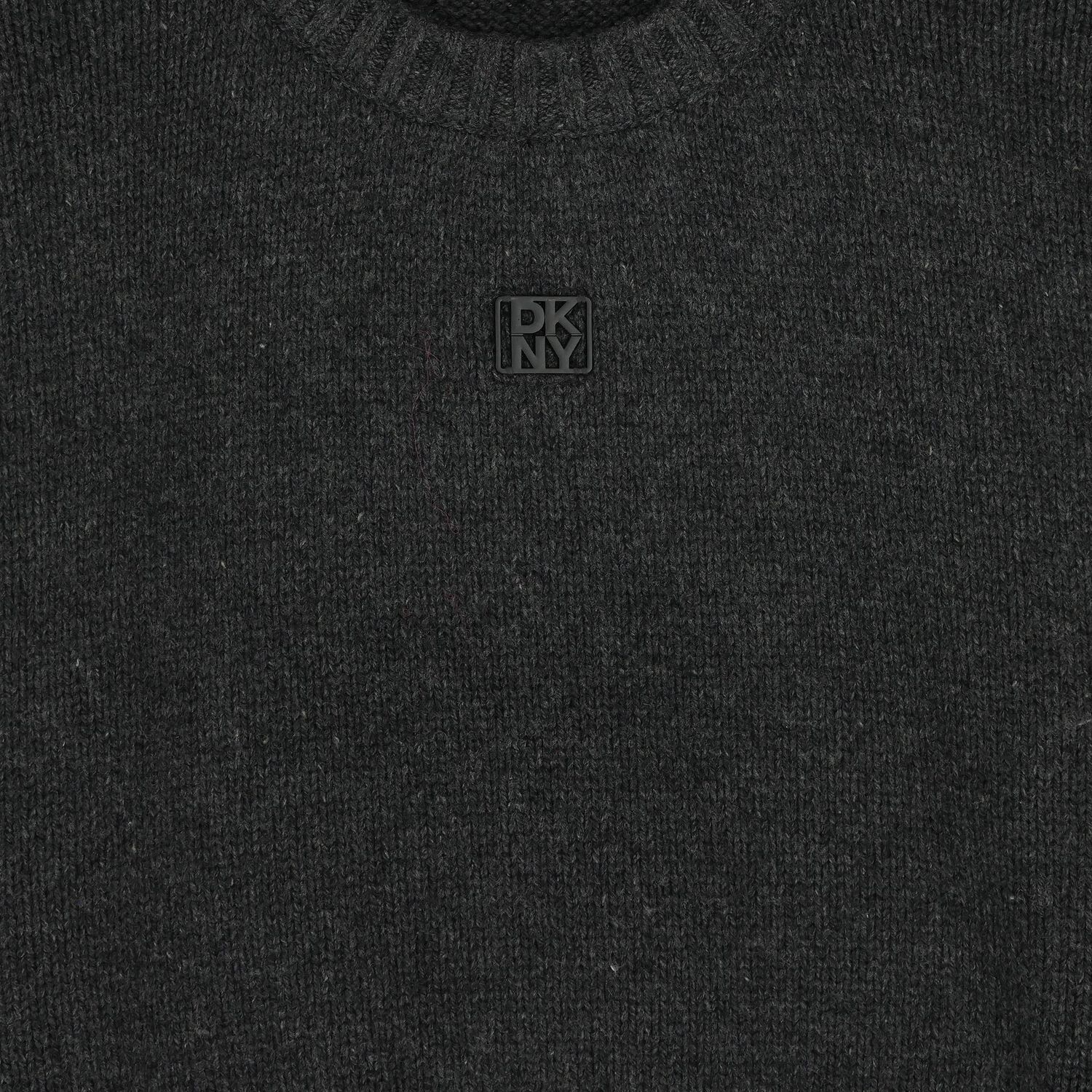 سترة محبوكة مزينة باللون الرمادي للبنات, 1, hi-res