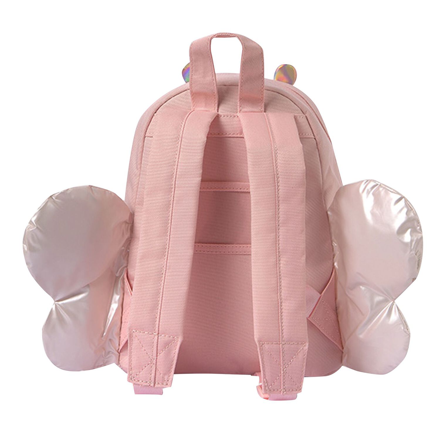 Baby Girls Pink Butterfly Backpack, 1, hi-res image number null