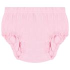 Baby Girls Pink Logo Tulle Dress Set, 1, hi-res