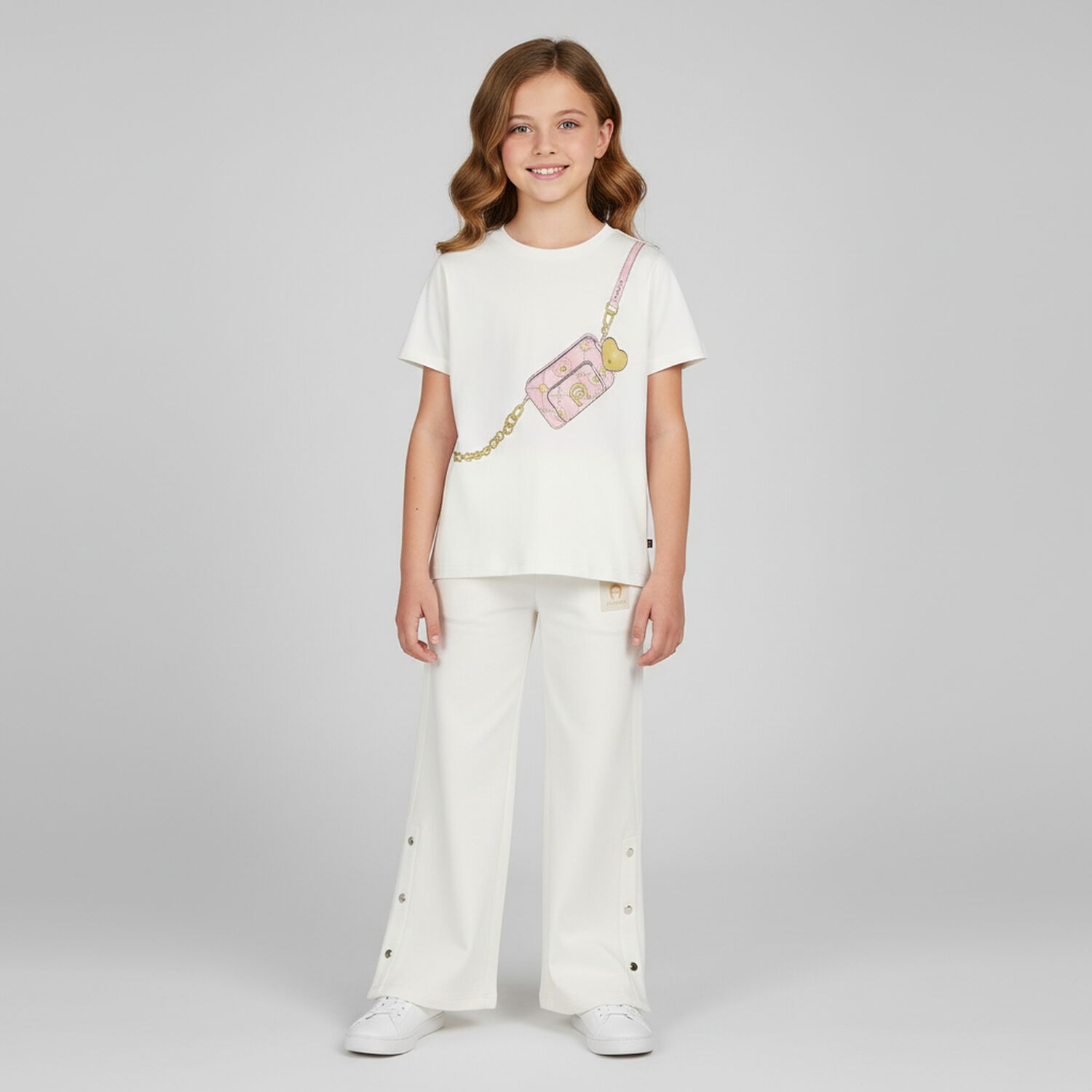 Girls Ivory Bag T-Shirt, 1, hi-res