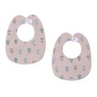 Baby Boys White & Aqua Bibs ( 2-Pack ), 1, hi-res