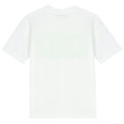 White & Neon Pink Logo T-Shirt, 3, hi-res