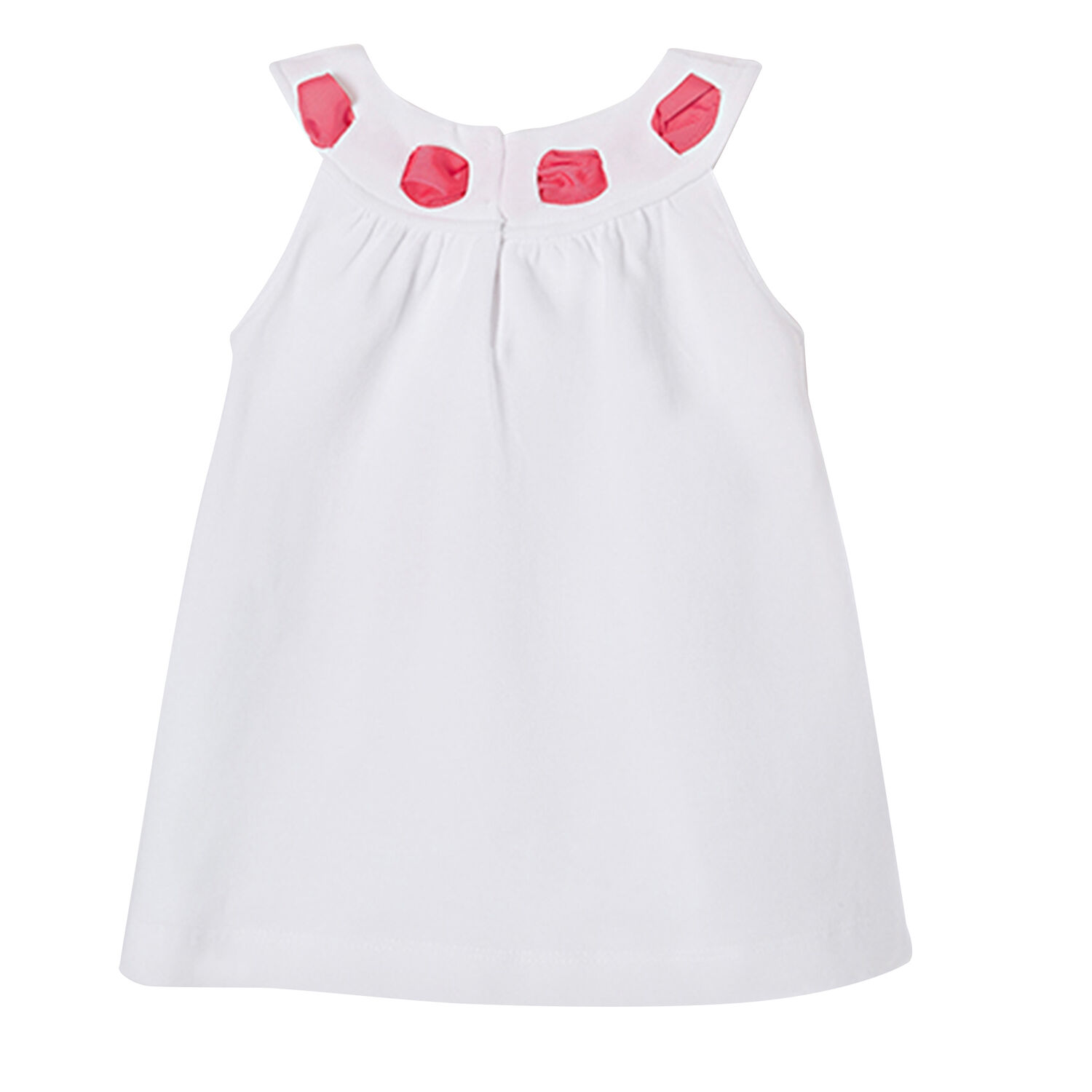 Younger Girls White Floral Dress, 1, hi-res image number null