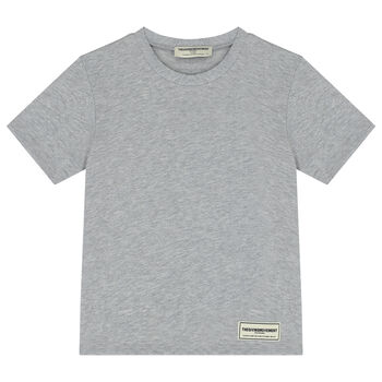 Grey Logo Reflective T-Shirt