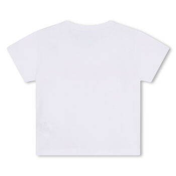 Baby Girls White Logo T-Shirt
