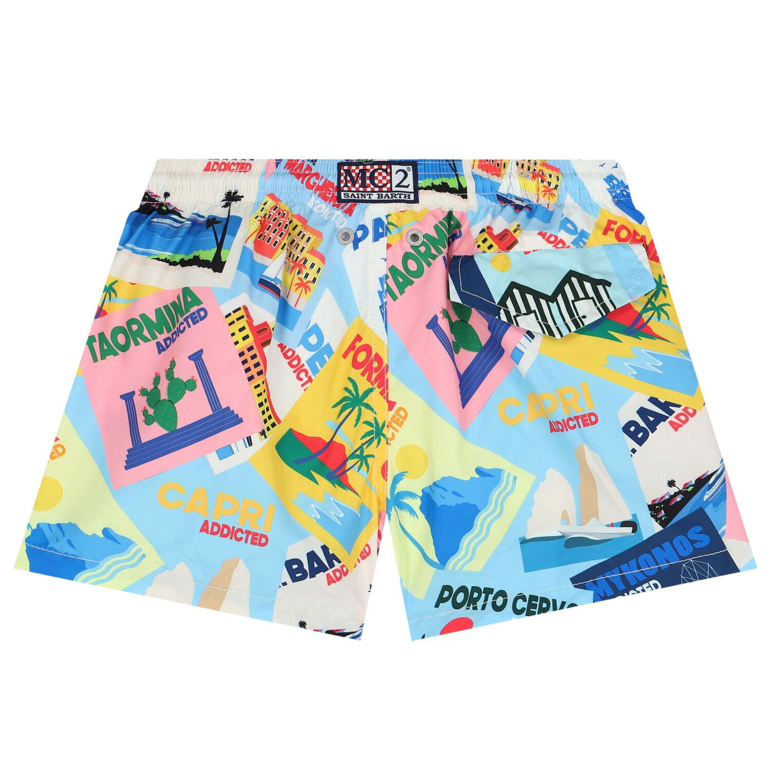 Boys Multi-Coloured Swim Shorts, 1, hi-res image number null