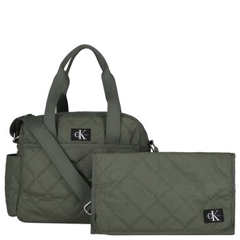 Green Logo Baby Changing Bag