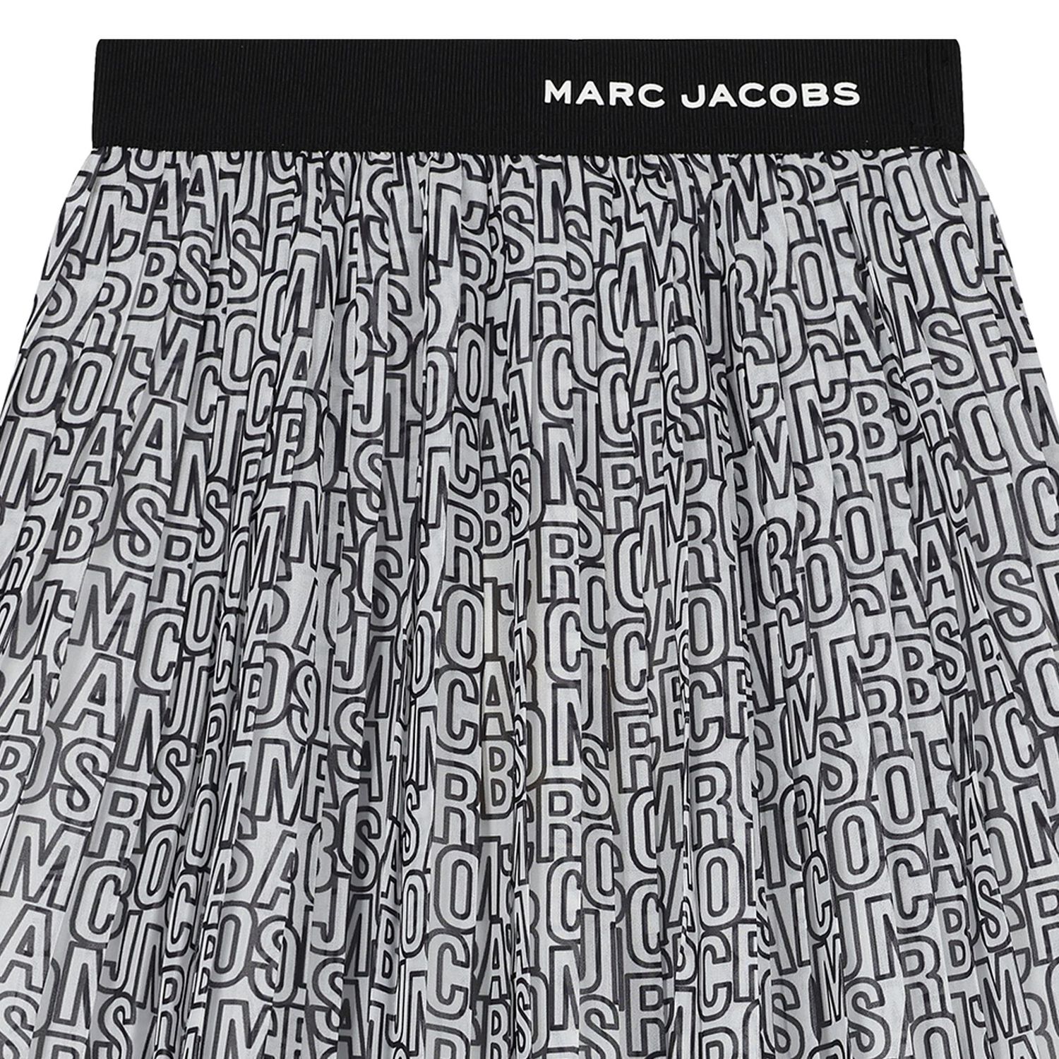 تنورة بنات شيفون باللون الأبيض والأسود , 1, hi-res image number null