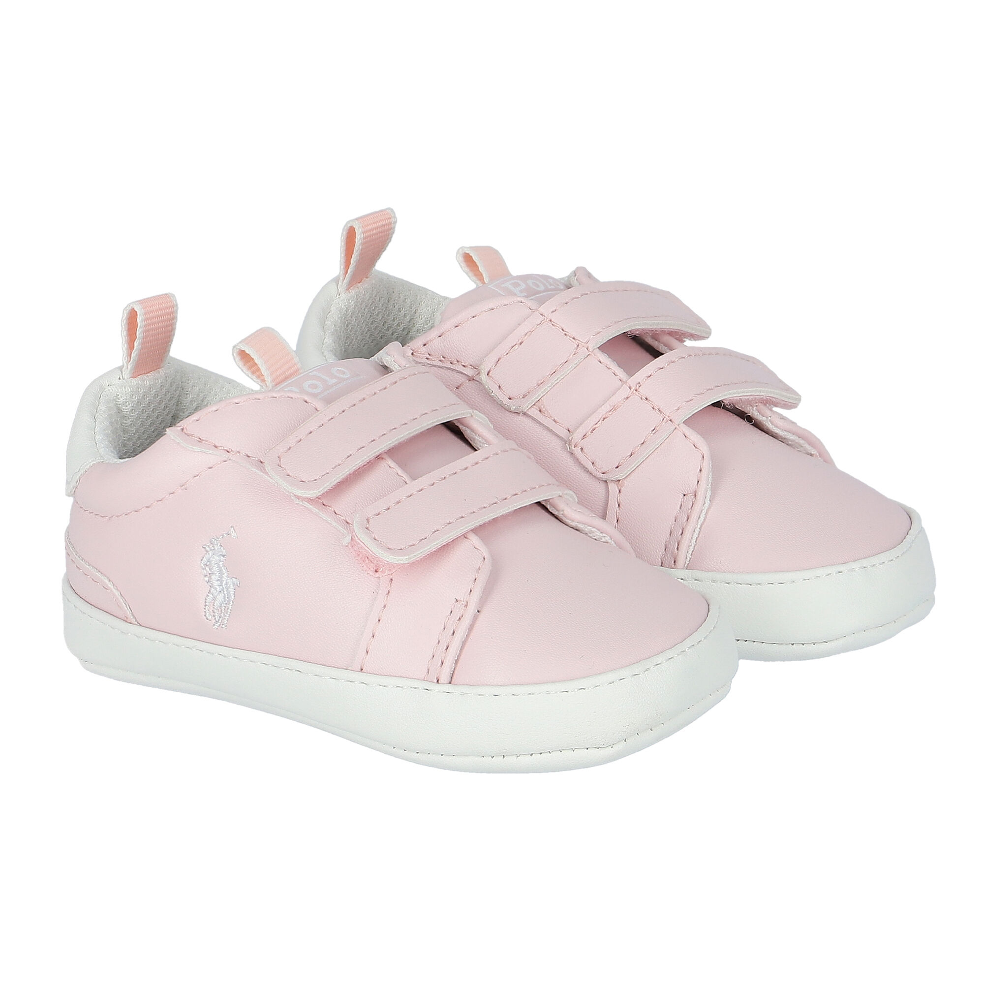 Ralph Lauren Baby Girls Pink Logo Pre Walker Shoes Junior Couture UAE