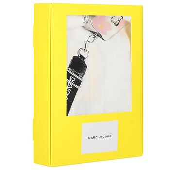 Younger Girls White Logo Bag Dress