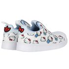 Girls White Superstar Hello Kitty Trainers, 1, hi-res