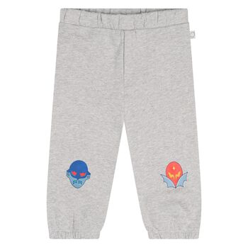 Younger Boys Grey Robot Joggers