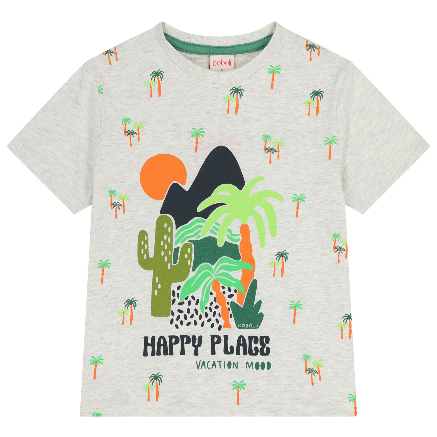 طقم شورت رمادي وأخضر للأولاد, 1, hi-res