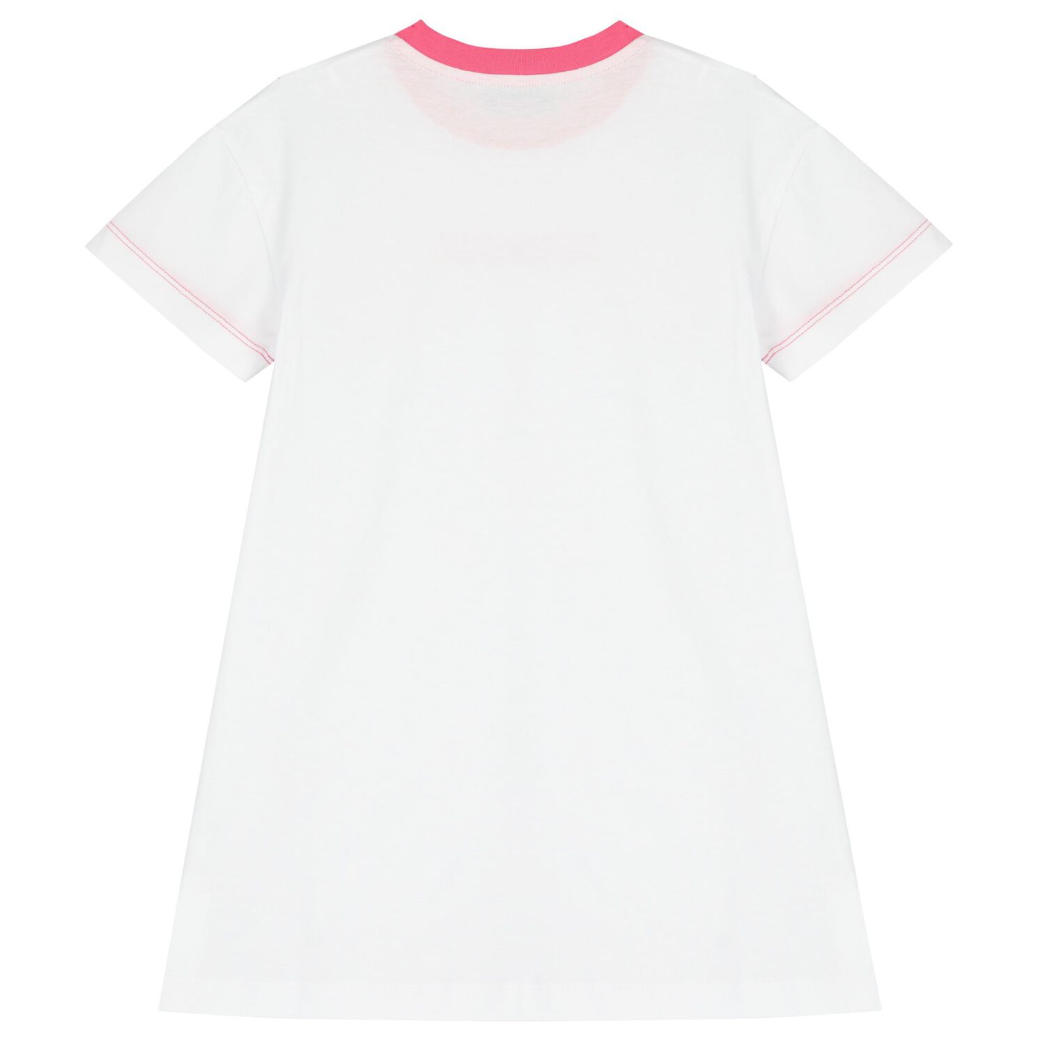 Girls White Logo Dress, 1, hi-res image number null