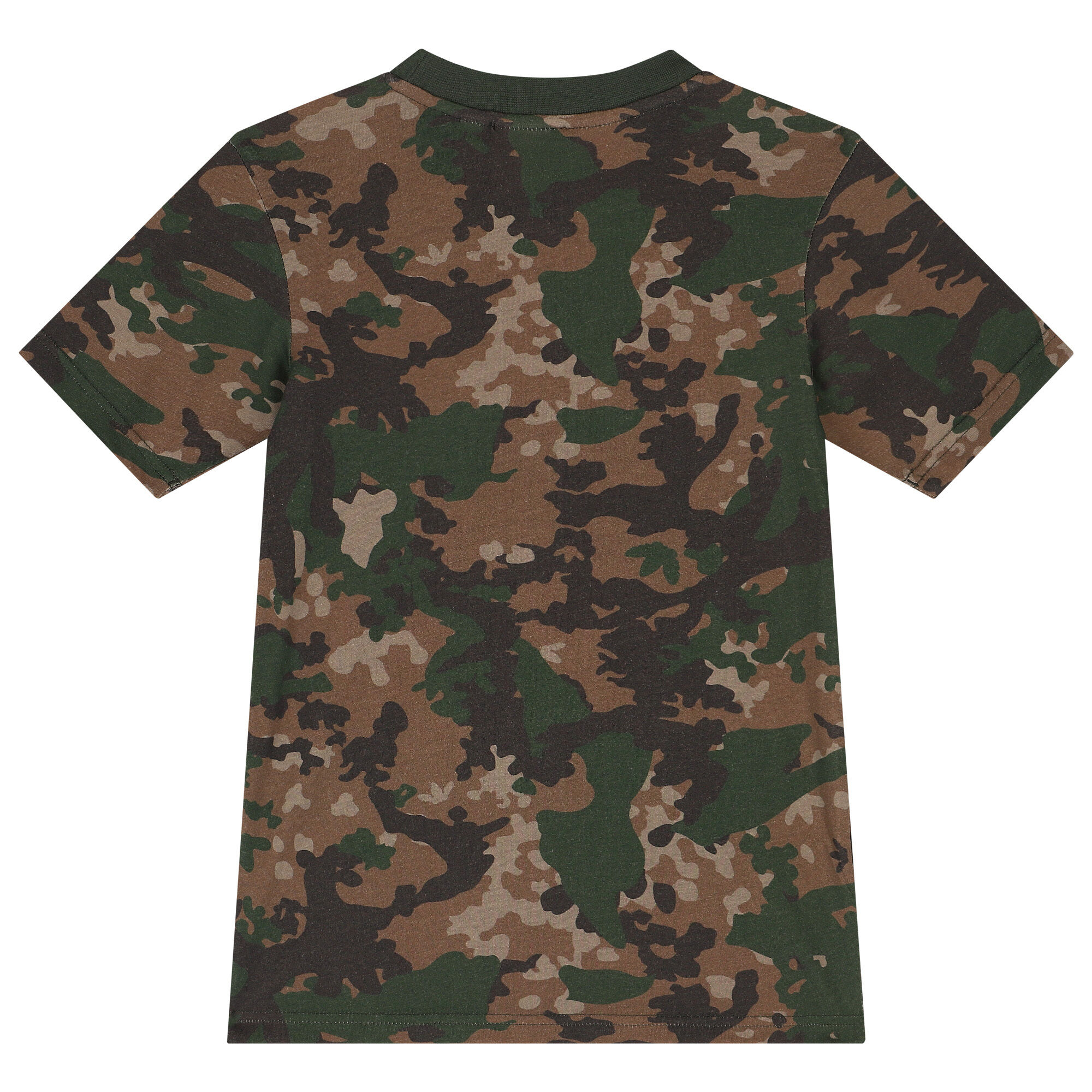 Camo trefoil top tee