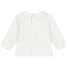 White & Beige Teddy Bear ( 2 Piece Babygrow ) , 1, hi-res