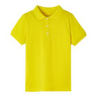 Boys Yellow Logo Polo Shirt, 1, hi-res