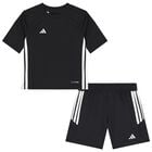 Boys Black Logo Shorts Set, 1, hi-res