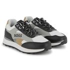 أحذية رياضية للأولاد بشعار متعدد الألوان, 1, hi-res