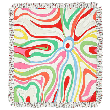 Baby Girls Multi-Colored Abstract Blanket 