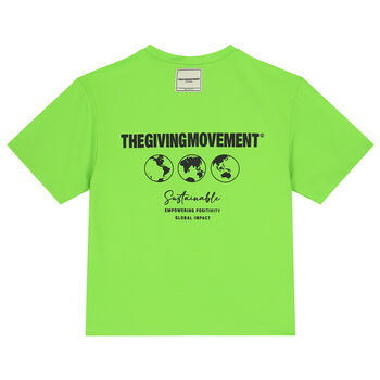 Oversized Green Logo T-Shirt