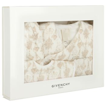 Ivory Logo Babygrow Gift Set