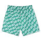 شورت سباحة بشعار باللون الأخضر للأولاد, 1, hi-res