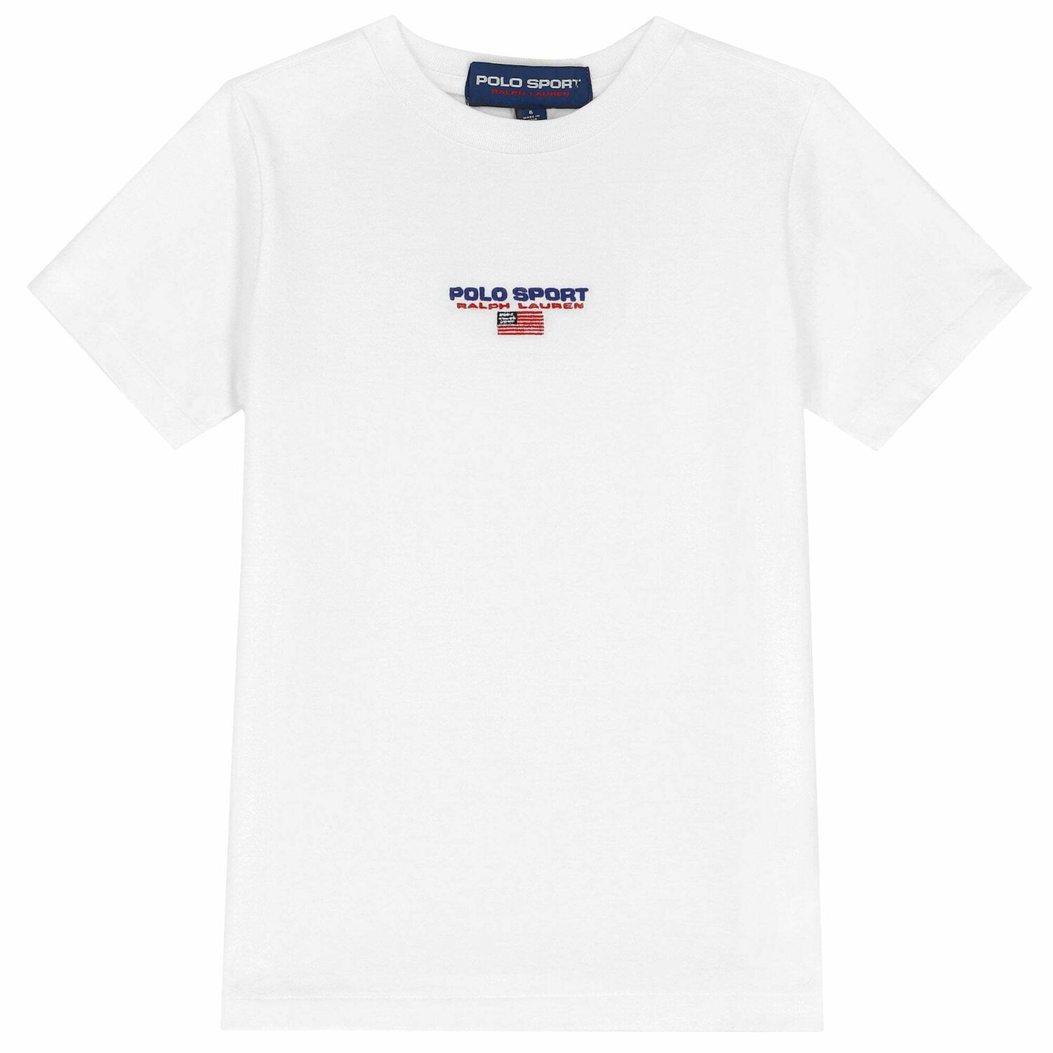 Boys White Logo T-Shirt, 3, hi-res image number null