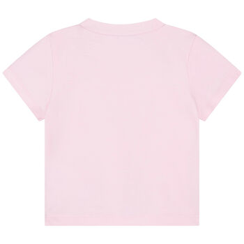 Baby Girls Pink Logo T-Shirt