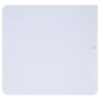 بطانيه اولاد منقطه باللون الازرق والابيض 