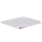 Baby Girls White & Pink Teddy Bear Reversible Blanket, 1, hi-res