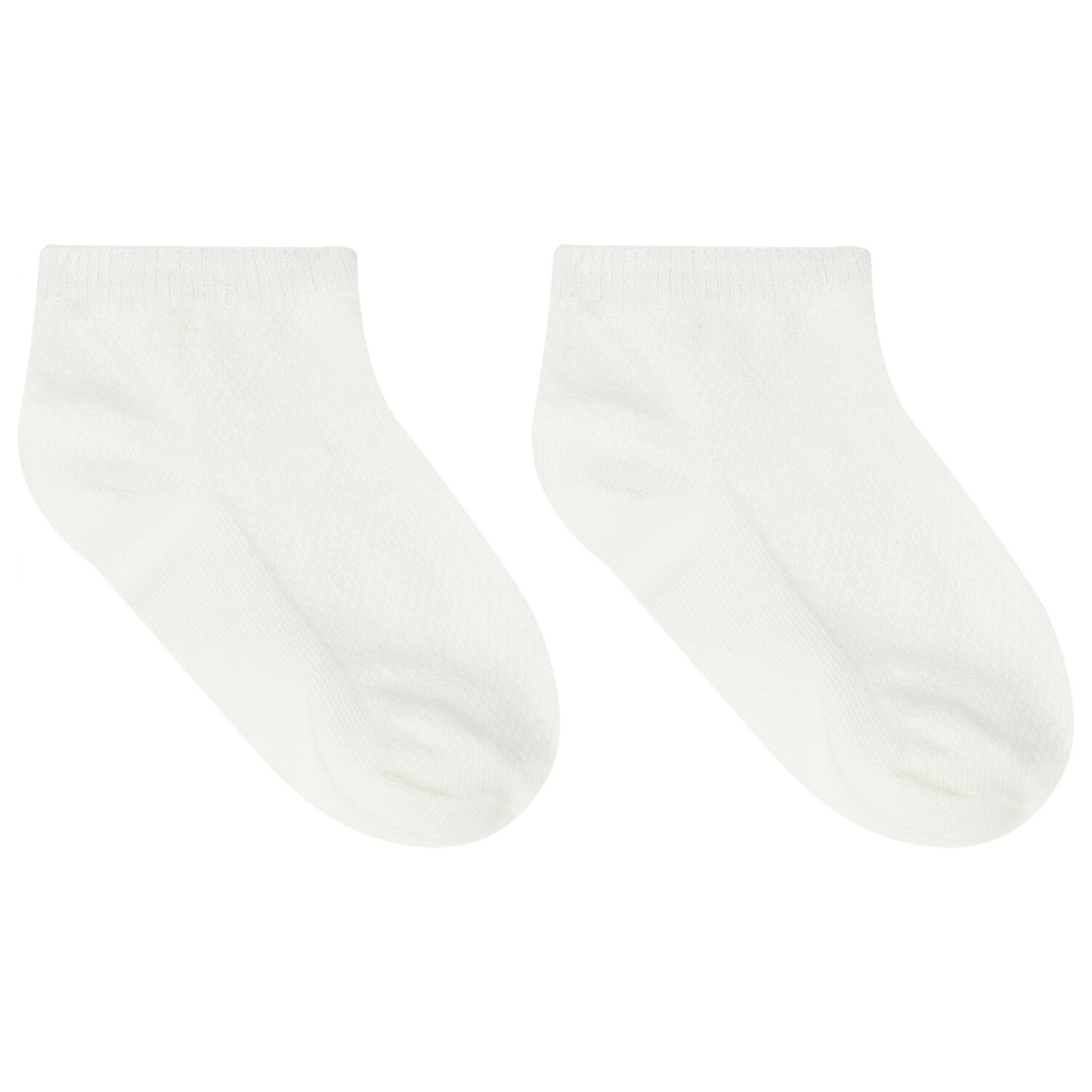 Baby Boys Blue & Ivory Socks (3 Pack), 1, hi-res