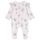 Baby Girls Pink Floral Babygrow Set, 1, hi-res