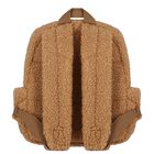 حقيبة ظهر  بطبعة  تيدي بير  من الصوف باللون البيج, 1, hi-res