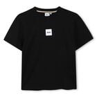 Boys Black Logo T-Shirt, 2, hi-res