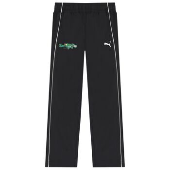 Boys Black Logo Joggers
