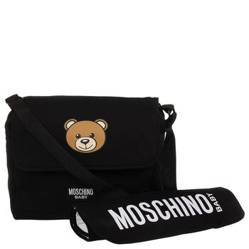 Black Teddy Bear Baby Changing Bag