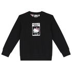 Girls Black Hello Kitty Tracksuit, 1, hi-res