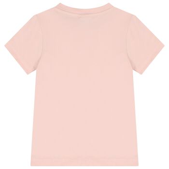 Girls Pink Logo T-Shirt