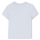 Younger Boys Blue Logo T-Shirt, 2, hi-res