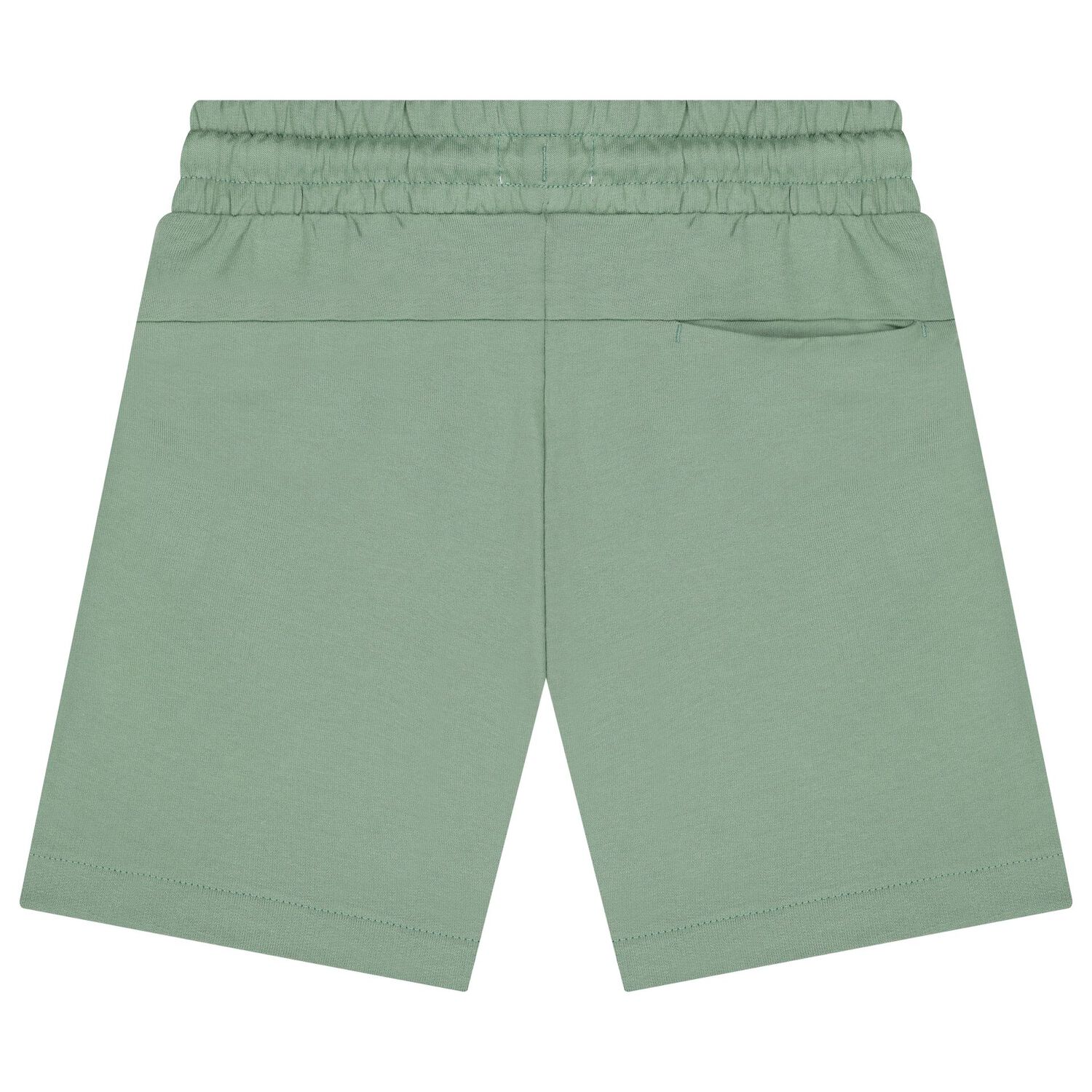 Boys White & Green Shorts Set, 1, hi-res