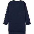 فستان بالشعار باللون الكحلى, 1, hi-res