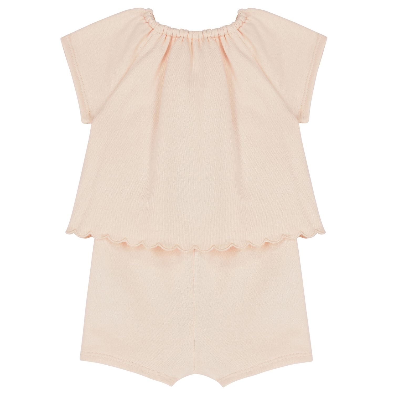 Baby Girls Pink Logo Romper, 1, hi-res image number null