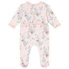 Baby Girls Pink Floral Babygrow Gift Set, 1, hi-res